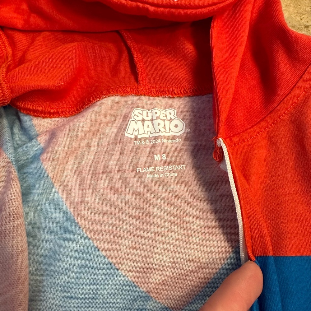 NWT Boys Super Mario short sleeve union suit - Picture 3 of 5